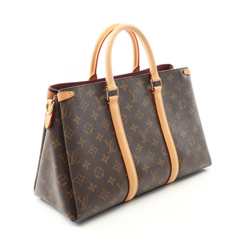LOUIS VUITTON Soufflot 中型單肩包 M44816 字母帆布 二手 LV-1