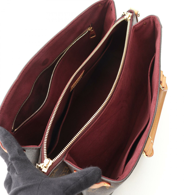 LOUIS VUITTON Soufflot 中型單肩包 M44816 字母帆布 二手 LV-2