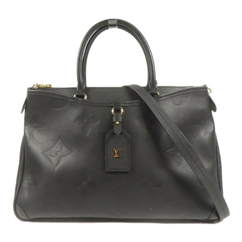 LOUIS VUITTON Monogram Empreinte Trianon金扣手挽肩背兩用袋