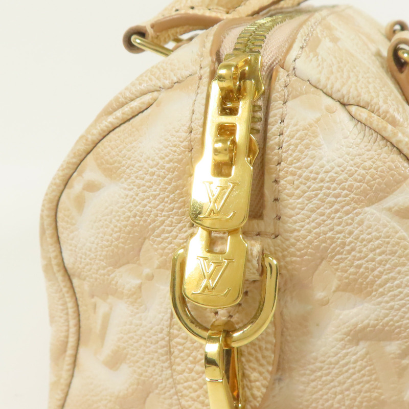 LOUIS VUITTON Monogram Empreinte Speedy Bandouliere金扣手挽肩背兩用袋-6