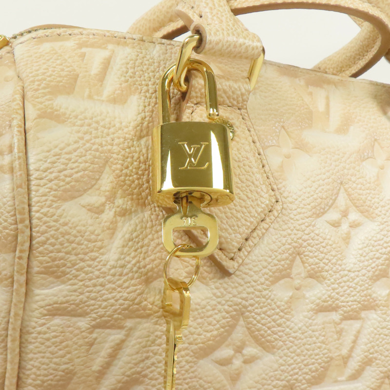 LOUIS VUITTON Monogram Empreinte Speedy Bandouliere金扣手挽肩背兩用袋-8