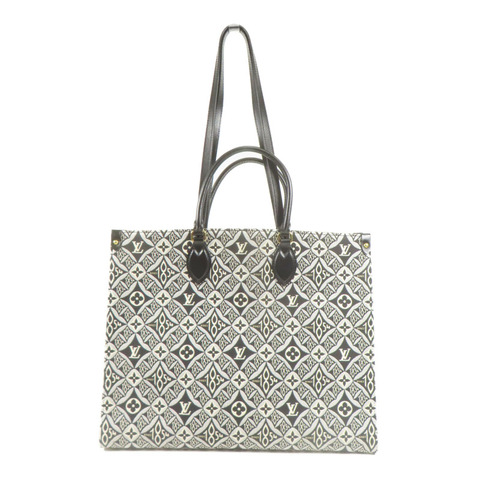 LOUIS VUITTON Monogram Jacquard Since 1854 OnTheGo GMLOUIS VUITTON LV 2 Way Bag Monogram Jacquard Since 1854 OnTheGo GM M57207 Canvas金扣手挽肩背兩用袋