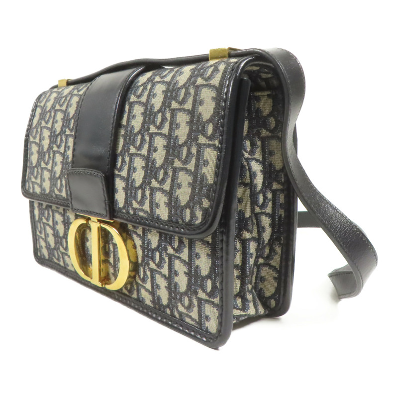 Dior 帆布Montaigne 30金扣肩背袋-2