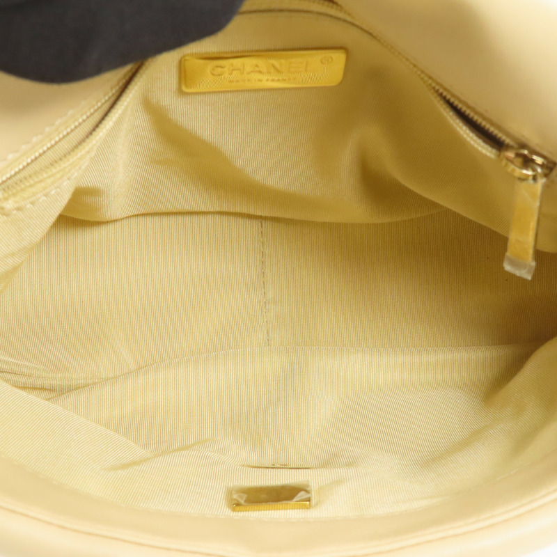 CHANEL 羊皮皮革C19手挽肩背兩用袋-4