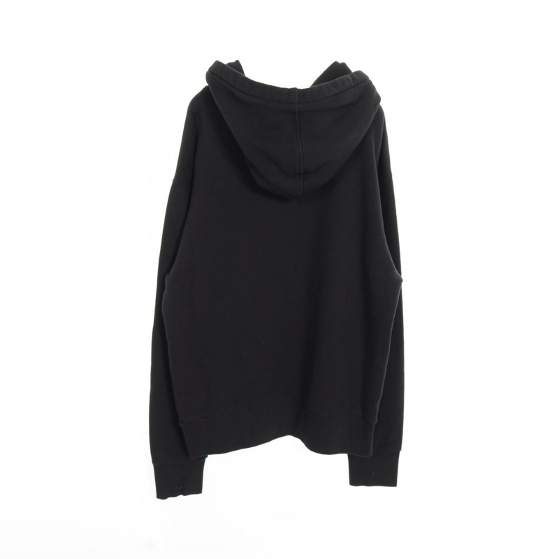 GUCCI 互扣式 G 連帽衫 475374 純棉 黑白 二手 男款 S 碼 logo-1