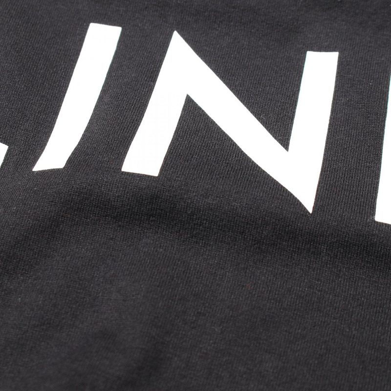 CELINE 寬鬆 T 卹上衣 2X764671Q 棉質黑色二手男款 XS 碼標誌-4