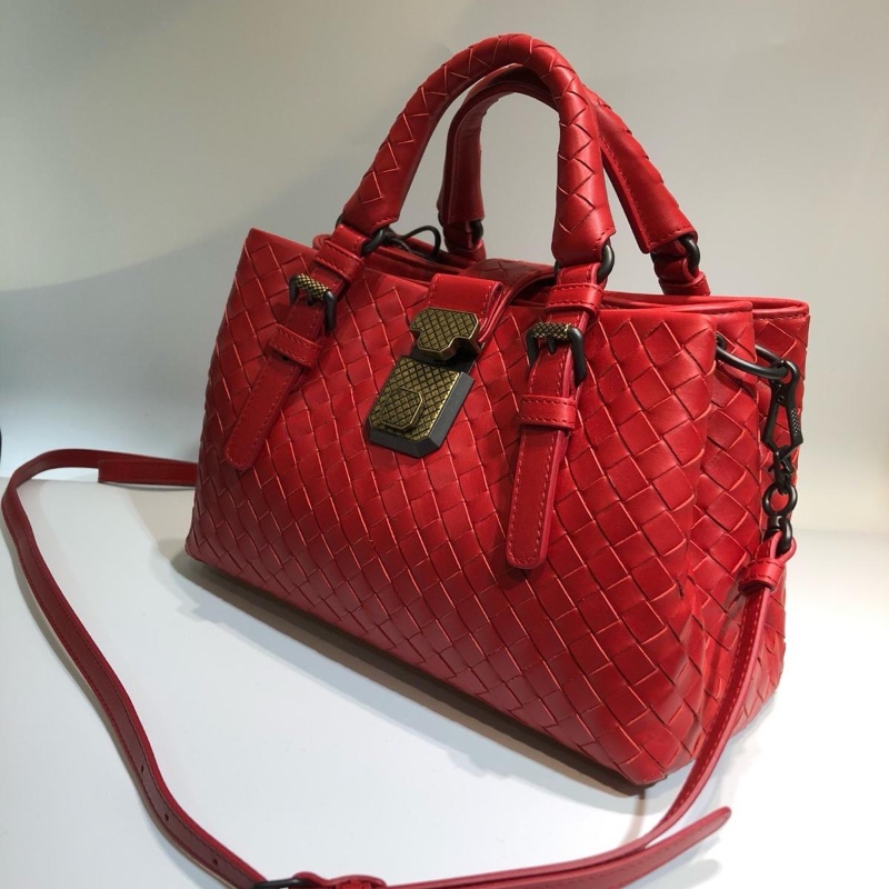 Bottega Veneta Roma red bag-3