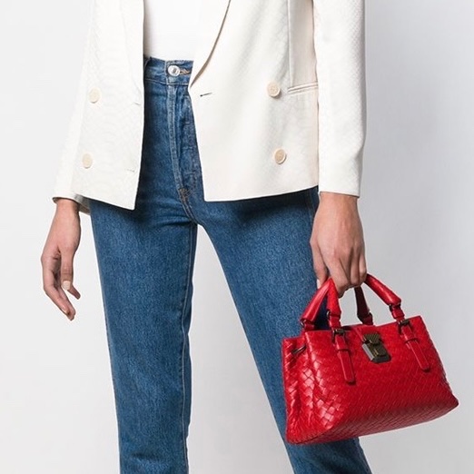 Bottega Veneta Roma red bag-4