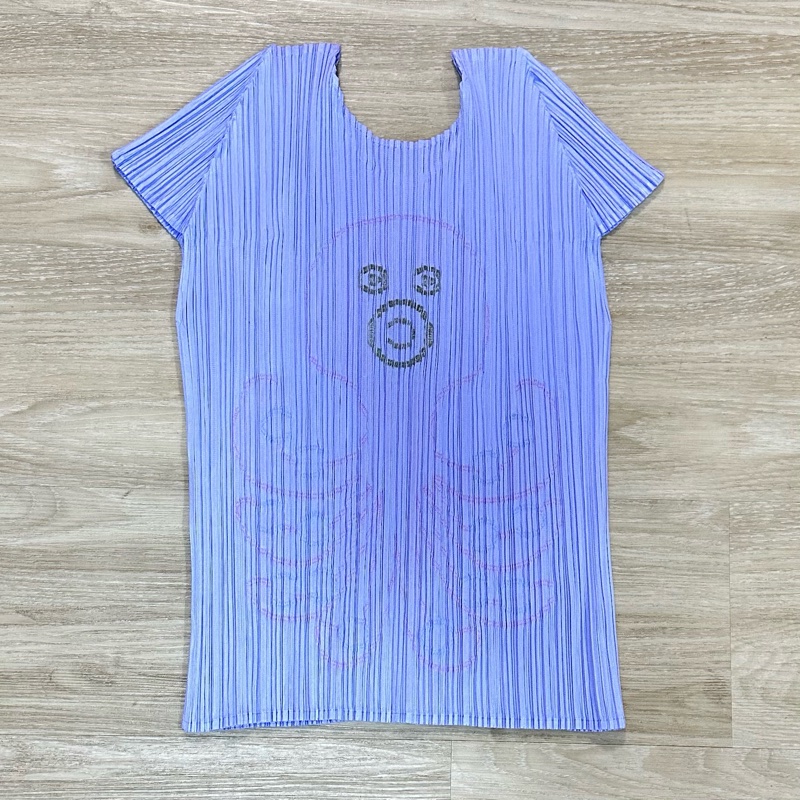 珍稀Issey Miyake Pleats Please 章魚圖紋上衣-1