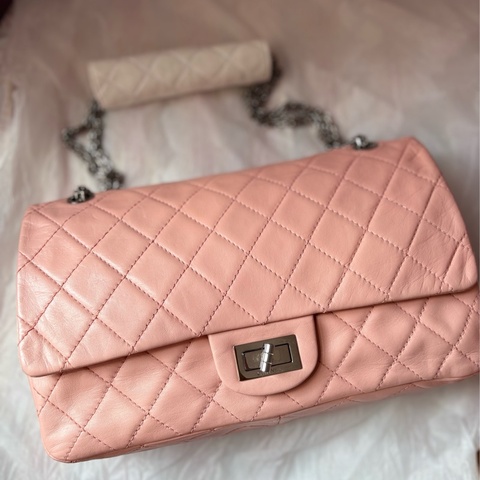 Chanel 2.55 classic jumbo size lambskin
