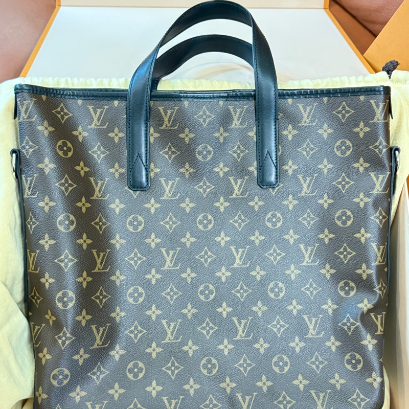 真品LV Macssar DAVIS系列 原花黑牛皮手提公事包 路易威登M56708手提 肩揹 側背包 公事包 托特包-8