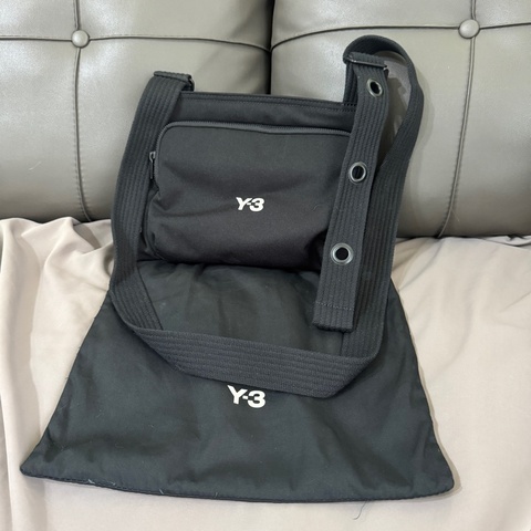 Y-3 SACOCHE Black 男士鞋背包/肩帶可調背包/斜挎包