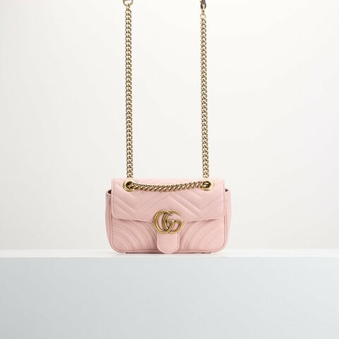 Gucci marmont 馬夢22粉色