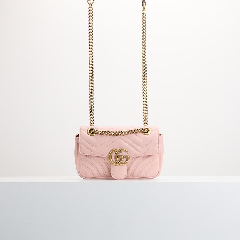 Gucci marmont 馬夢22粉色-0