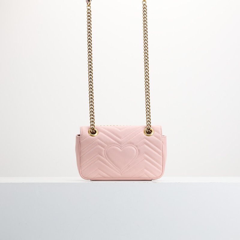 Gucci marmont 馬夢22粉色-1