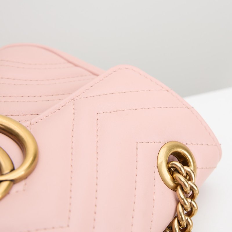 Gucci marmont 馬夢22粉色-5