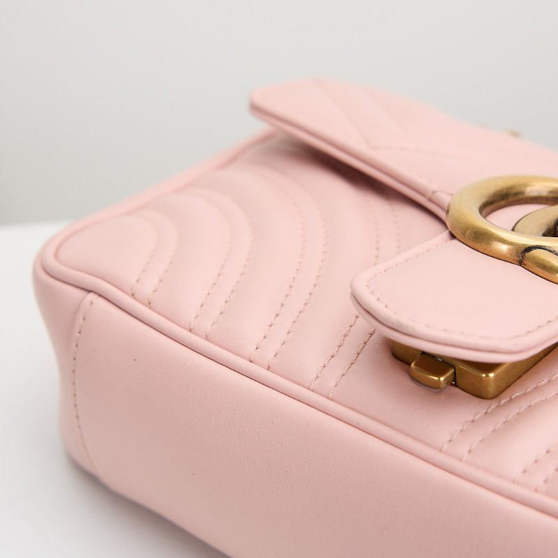 Gucci marmont 馬夢22粉色-7