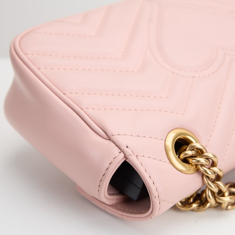 Gucci marmont 馬夢22粉色-12