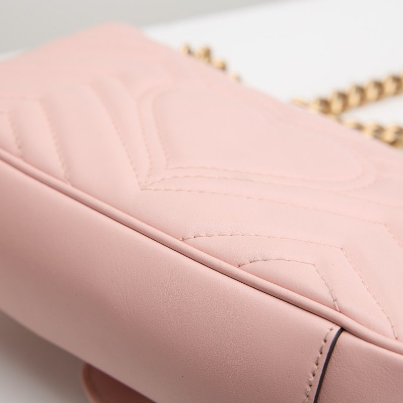 Gucci marmont 馬夢22粉色-13