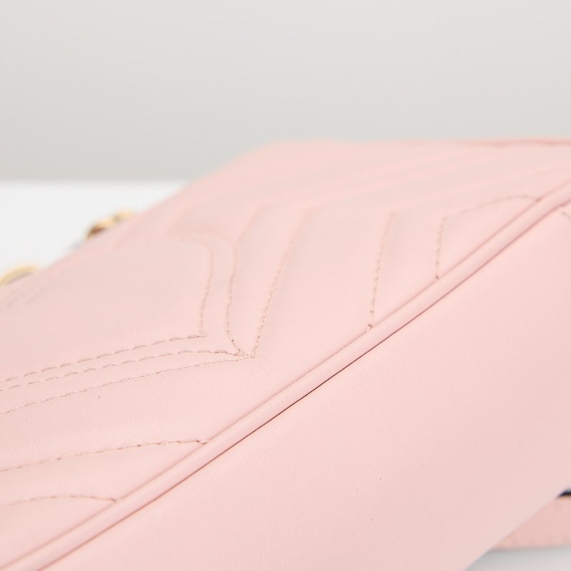 Gucci marmont 馬夢22粉色-14