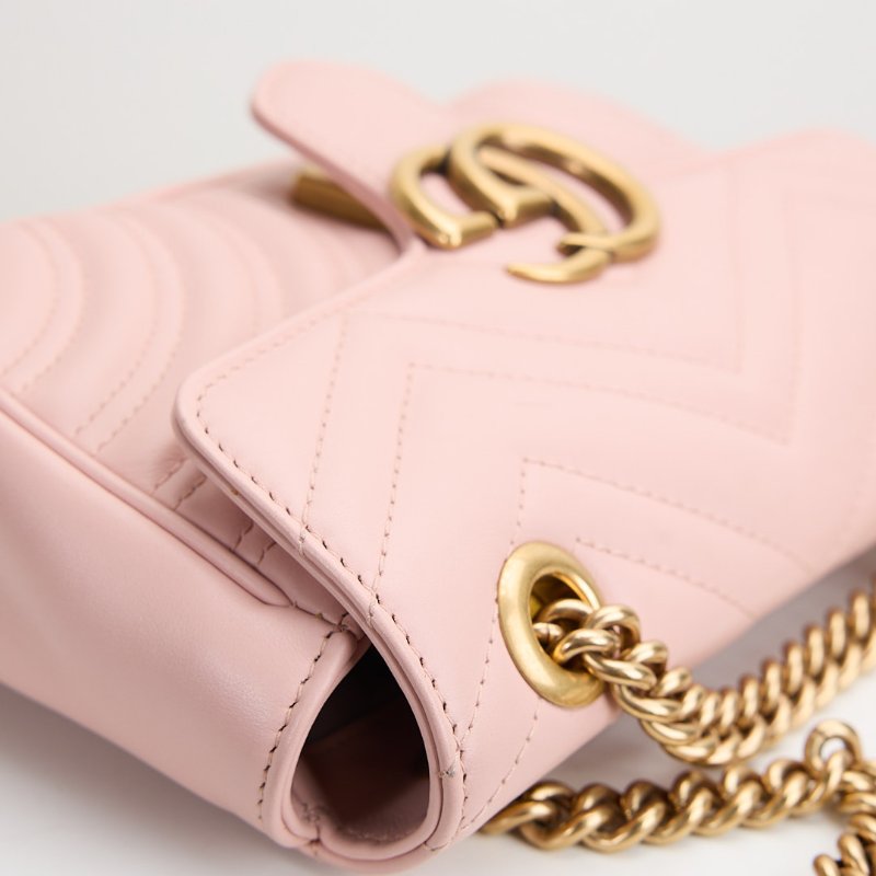 Gucci marmont 馬夢22粉色-17