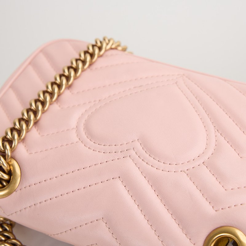 Gucci marmont 馬夢22粉色-19