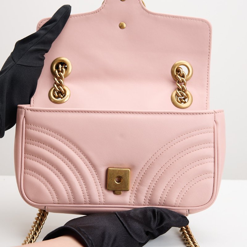 Gucci marmont 馬夢22粉色-20