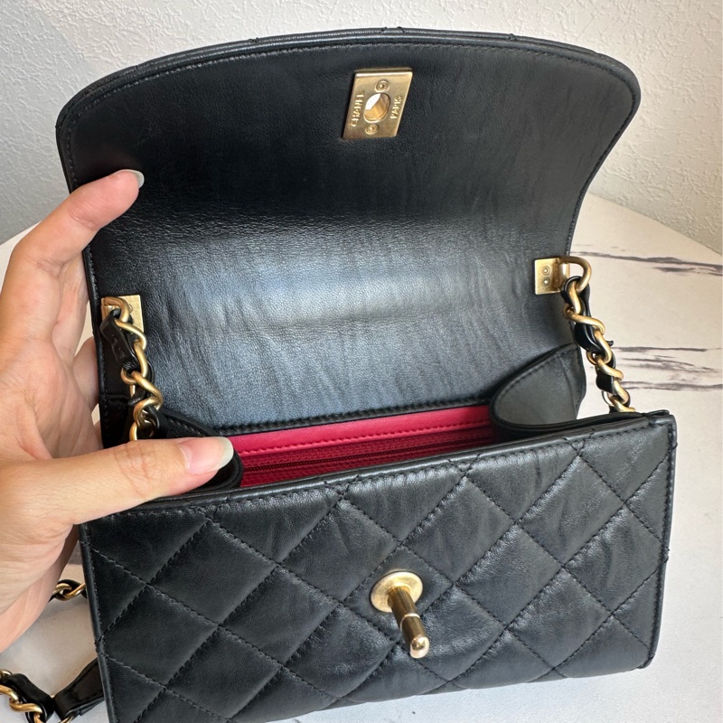 Chanel 美麗的手提斜背包-9