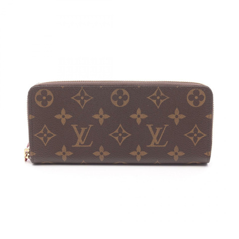 LOUIS VUITTON Portefeuille Clemence Around 長版皮夾 M60742 Monogram 紫紅色