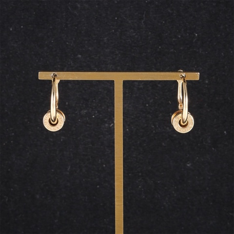 BVLGARI(寶格麗)  18K黃金 彈簧耳環