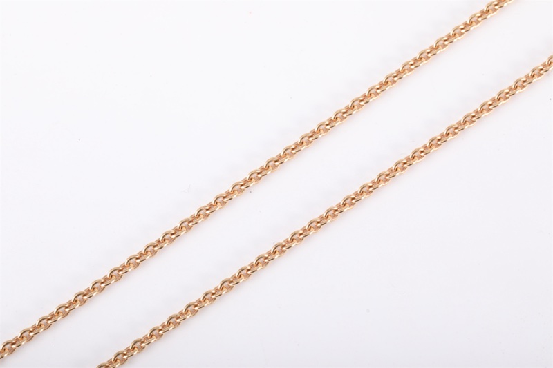 BVLGARI(寶格麗) B.ZERO1 彈簧項鏈 三環扣 18K玫瑰金/黑陶瓷 項鏈 玫瑰金-3