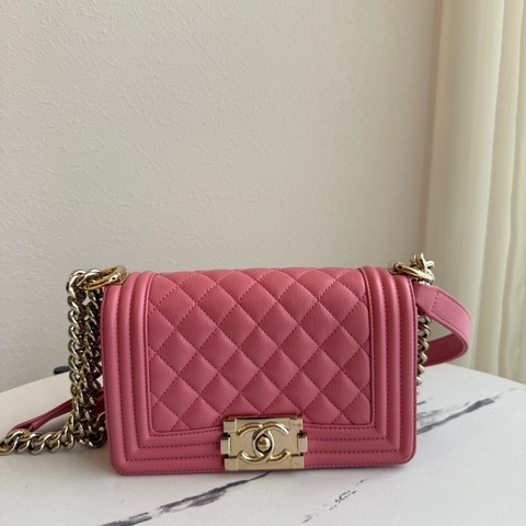 Chanel boy20 粉色