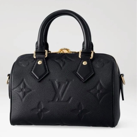 Louis Vuitton speedy bandoliers 20  black