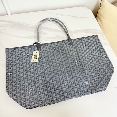 全新Goyard Saint Louis GM Bag 托特包 大號 經典灰