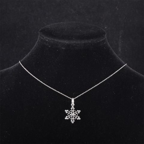 TIFFANY&CO(蒂芙尼) AG925 銀 TIFFANY雪花項鏈