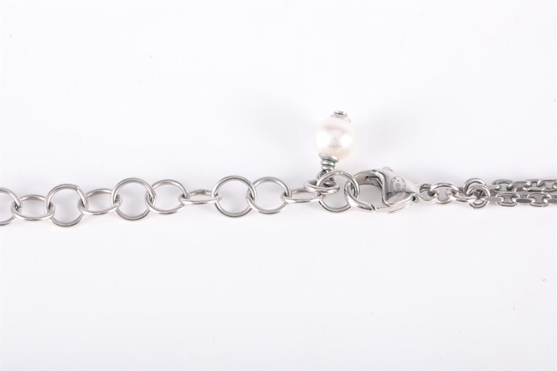 CHANEL(香奈兒)  合金 雙C吊墜項鏈-4