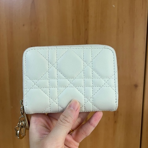 Dior 白羊皮Lady Dior Voyageur零錢卡包S0985ONMJ