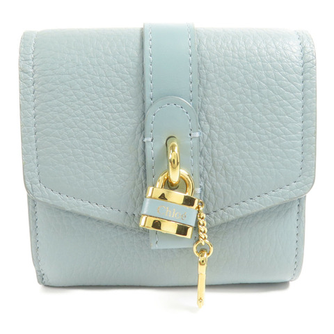 Chloe 牛皮皮革Wallet金扣錢包