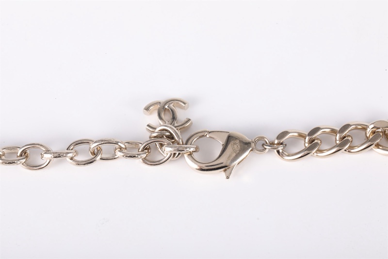 CHANEL(香奈兒) 合金 樹脂 限量亞克力多吊墜項鏈-4