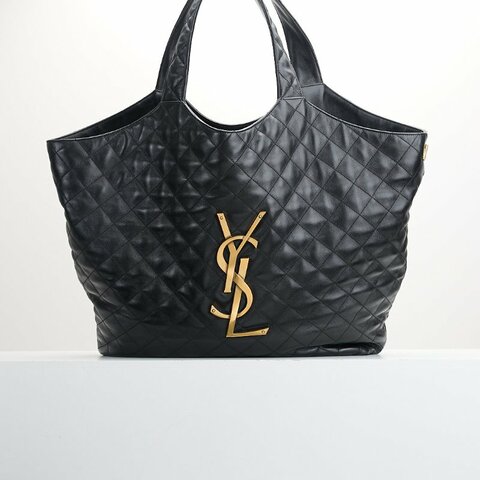 ysl icare 超大購物袋/黑金
