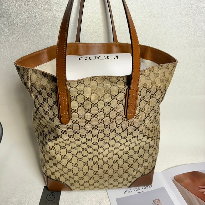 GUCCI 緹花布 手提/肩背 托特包-7