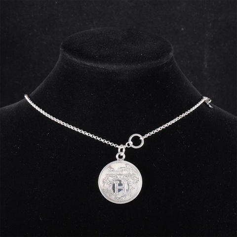 HERMES(愛馬仕)  18K白金 愛馬仕項鏈