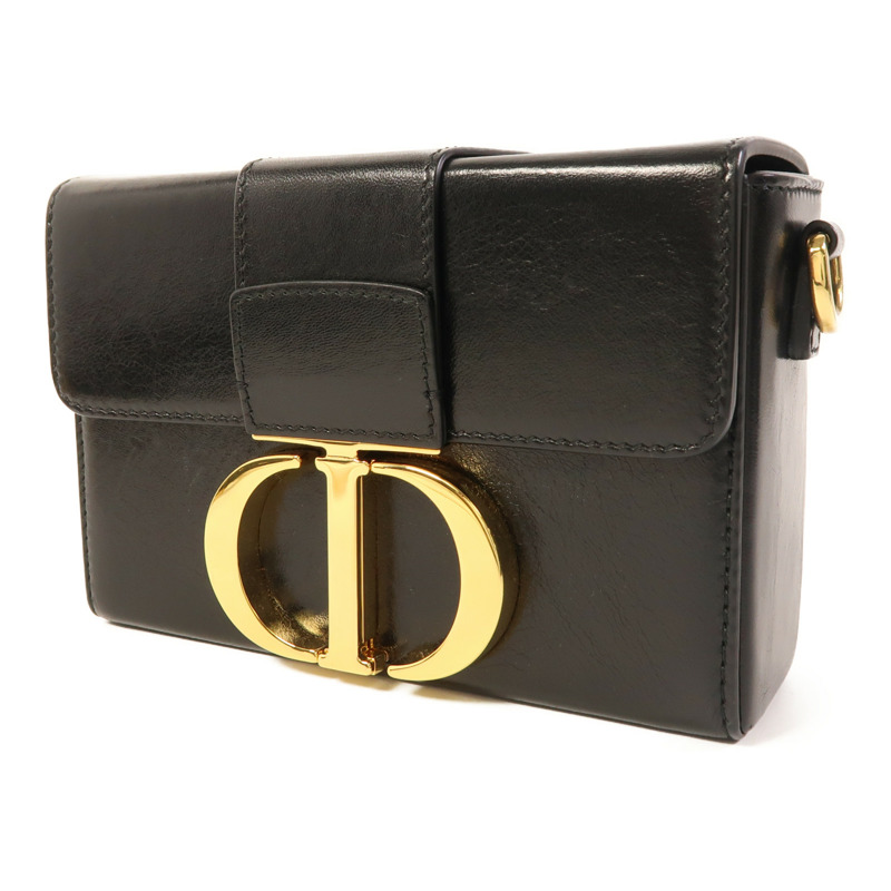 Dior 【激減優惠】牛皮皮革30 Montaigne Box Bag金扣肩背袋-2