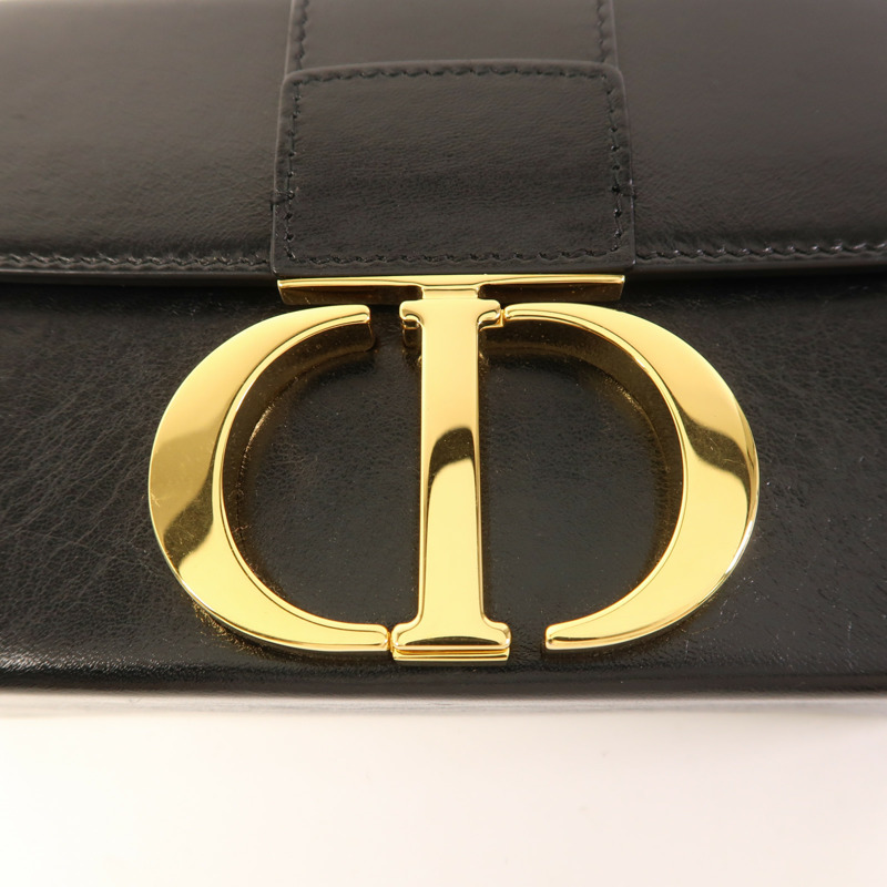 Dior 【激減優惠】牛皮皮革30 Montaigne Box Bag金扣肩背袋-8
