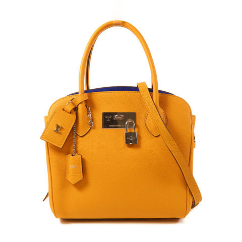 LOUIS VUITTON 牛皮皮革Milla PM銀扣手挽肩背兩用袋