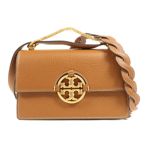 Tory Burch 牛皮皮革Shoulder Bag金扣手挽肩背兩用袋