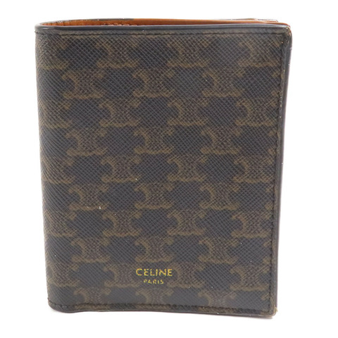 CELINE 塗層帆布Wallet金扣錢包