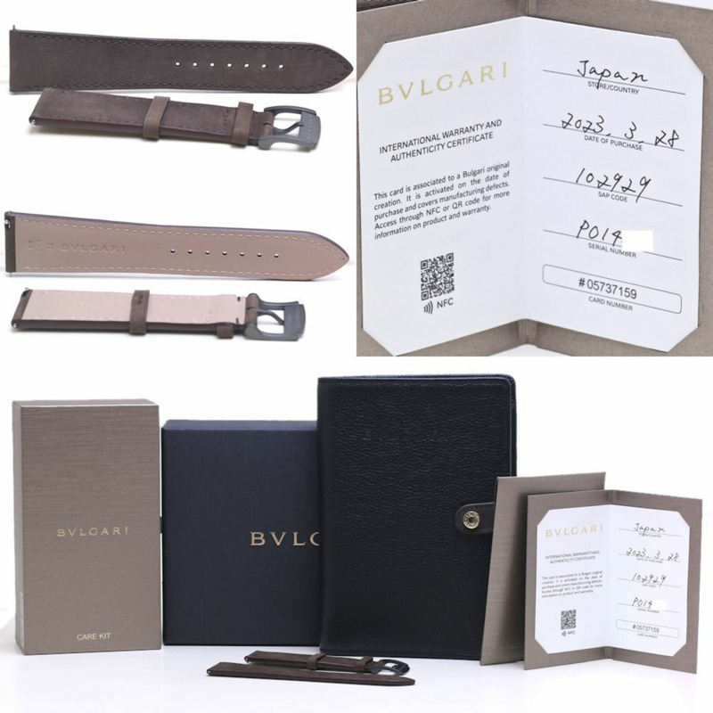 BVLGARI Solotempo 手錶 102929 BB41S 不鏽鋼 x 橡膠 男士 40001 腕錶-8