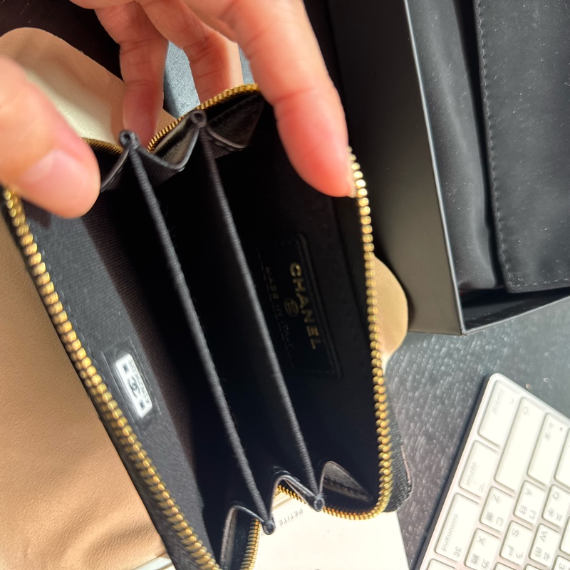 Chanel 拉鍊零錢包-10