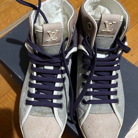 Louis Vuitton Multicolor Fabrice and Fabric Brea High Top Sneakers